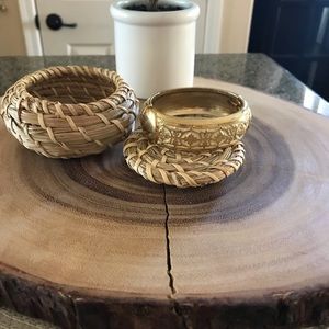 Enameled Cuff Bracelet